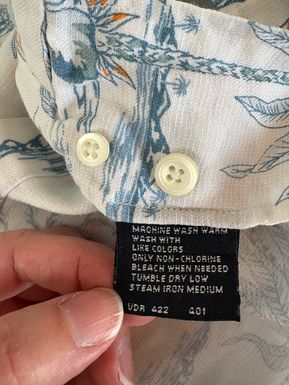 Nautica Men's Short Sleeved Button Up 2X Tropical 100% Cotton Resortwear Aloha - Picture 7 of 8